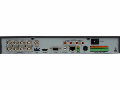 HiWatch DS-H208UA 8-канальный гибридный HD-TVI регистратор c технологией AoC (аудио по коаксиальному кабелю)