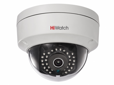 HiWatch DS-I122 Купольная IP-видеокамера с ИК-подсветкой до 15м