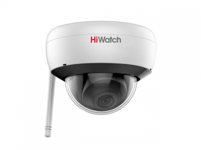 HiWatch DS-I252W 2Мп купольная IP-видеокамера с EXIR-подсветкой до 30 м, Wi-Fi и микрофоном