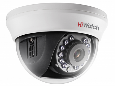 HiWatch DS-T101 1Мп купольная HD-TVI видеокамера с ИК-подсветкой до 20м