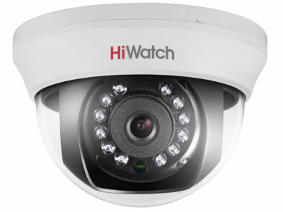 HiWatch DS-T101 (2.8 mm) 1 Мп купольная HD-TVI видеокамера с ИК-подсветкой до 20м