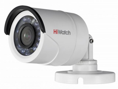 HiWatch DS-T200 Цилиндрическая HD-TVI видеокамера с ИК-подсветкой до 20м