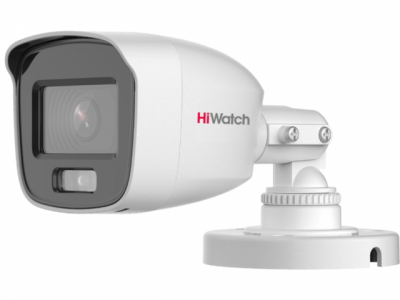 HiWatch DS-T200L 2Мп цилиндрическая HD-TVI-видеокамера с технологией ColorVu