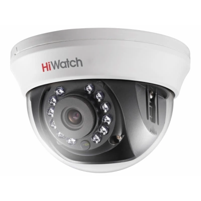 DS-T201(B) 2Мп купольная HD-TVI видеокамера с ИК-подсветкой до 20м