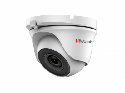 HiWatch DS-T203(B) 2 Мп купольная HD-TVI камера с EXIR-подсветкой до 20 м