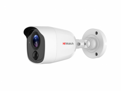 HiWatch DS-T510(B) 5Мп цилиндрическая HD-TVI видеокамера с PIR-датчиком и EXIR-подсветкой до 20м