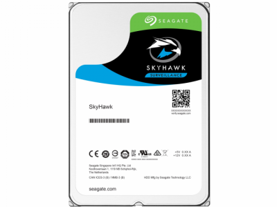 HiWatch ST10000VX0004 Жесткий диск для круглосуточной записи в системах видеонаблюдения Seagate SkyHawk, 10тб,  RPM 7200, 3 года гарантии