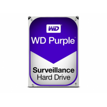 WD100PURZ Жесткий диск WD Purple для систем наблюдения с поддержкой до 64 камер высокой четкости, 10тб, SATA 6 Гбит/с, 3,5 дюйма